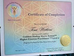 Inhand Equine Therapy - tina certificate (6)
